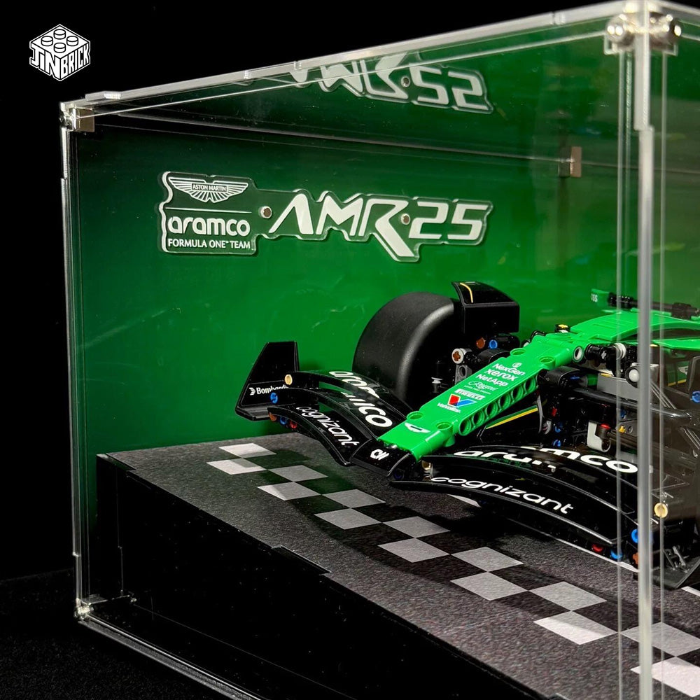Acrylic Display Case for Lego LEGO Technic™ 42240 Aston Martin Aramco AMR25 F1 Car