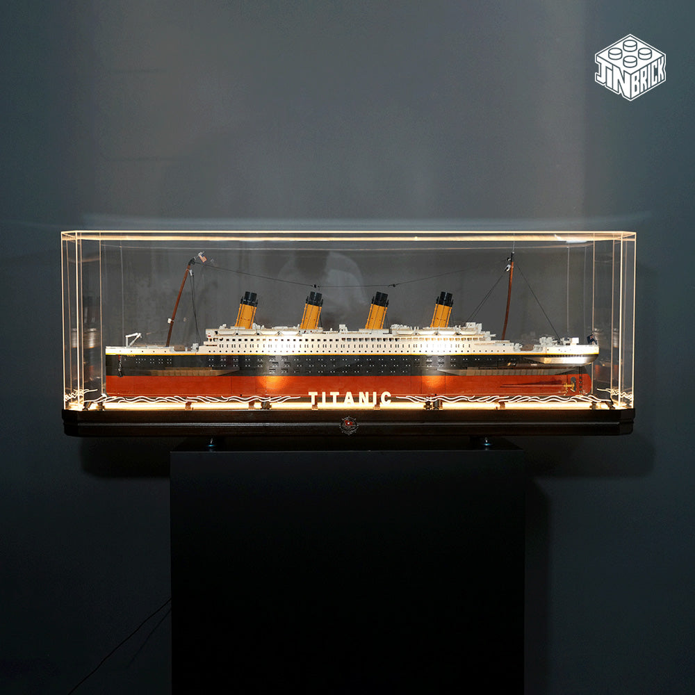 【Premium】LED Display Case for LEGO® 10294 Titanic