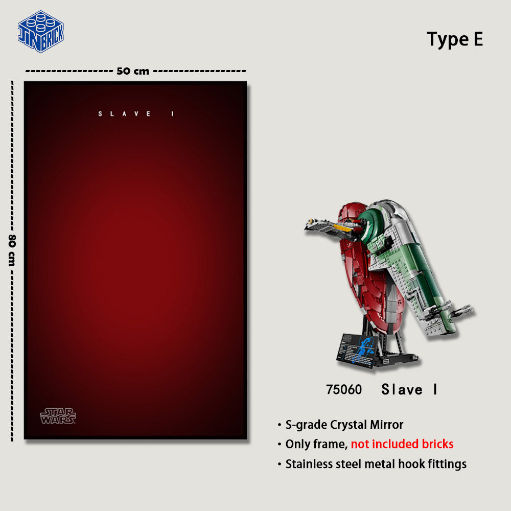 Wall frame for LEGO® Star Wars™ UCS 75060 Slave I