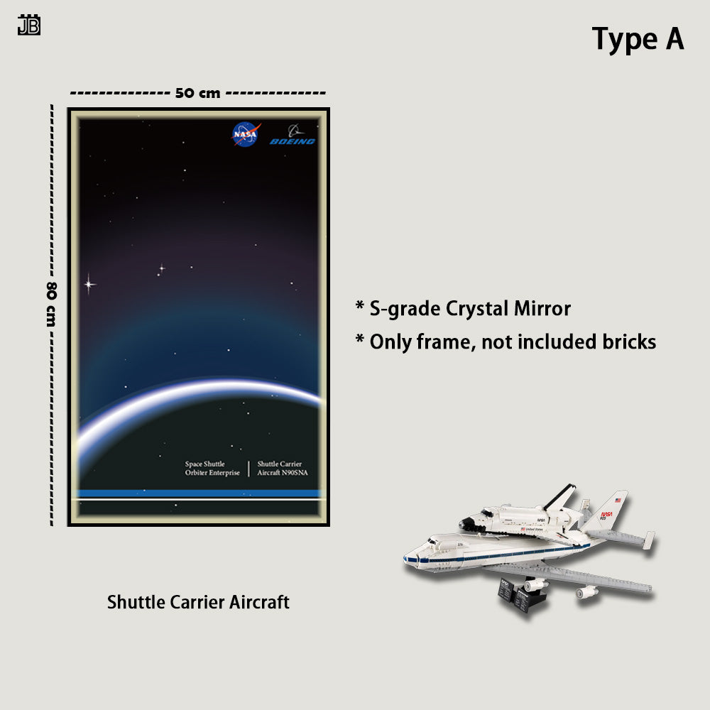 Wall Display for 10360 LEGO®NASA Shuttle Carrier Aircraft
