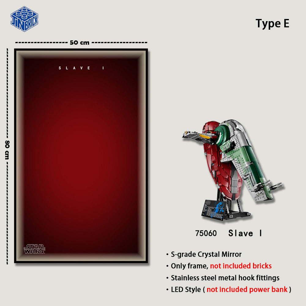 Wall frame for LEGO® Star Wars™ UCS 75060 Slave I