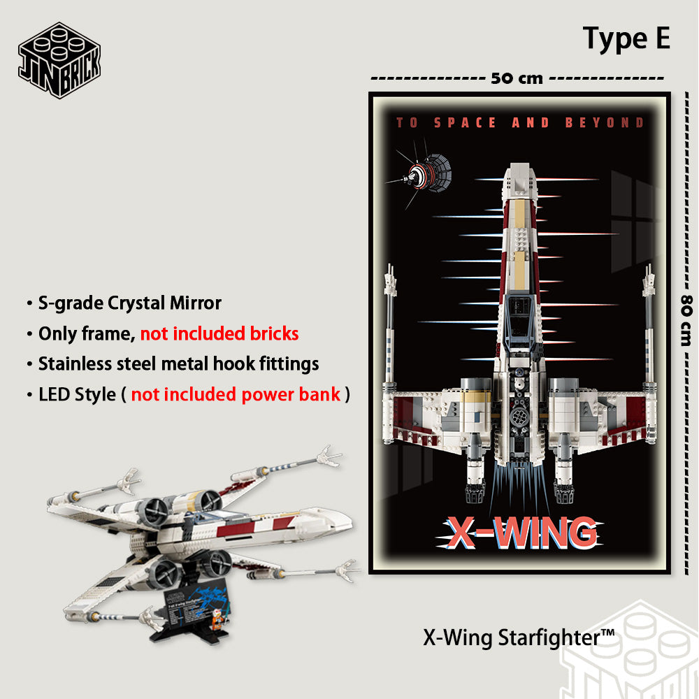 Display Frame For 75355 MATERIAL LEGO® Star Wars™ UCS X-Wing Starfighter™