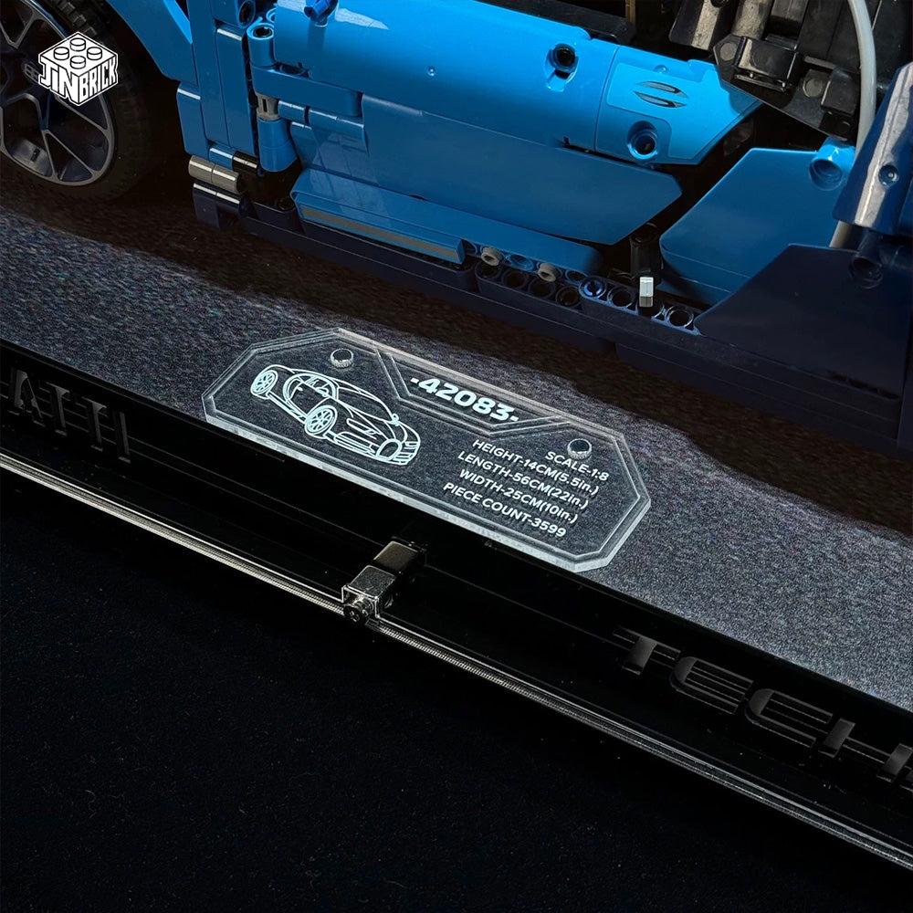 Acrylic Display Case for LEGO TECHNIC™  42083 Bugatti Chiron