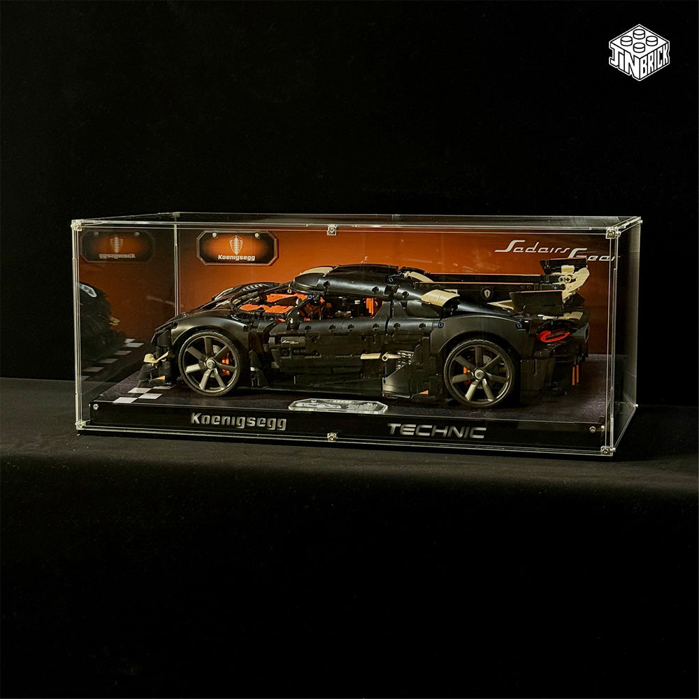 Acrylic Display Case for Lego Technic™ 42232  Koenigsegg Sadair's Spear Megacar