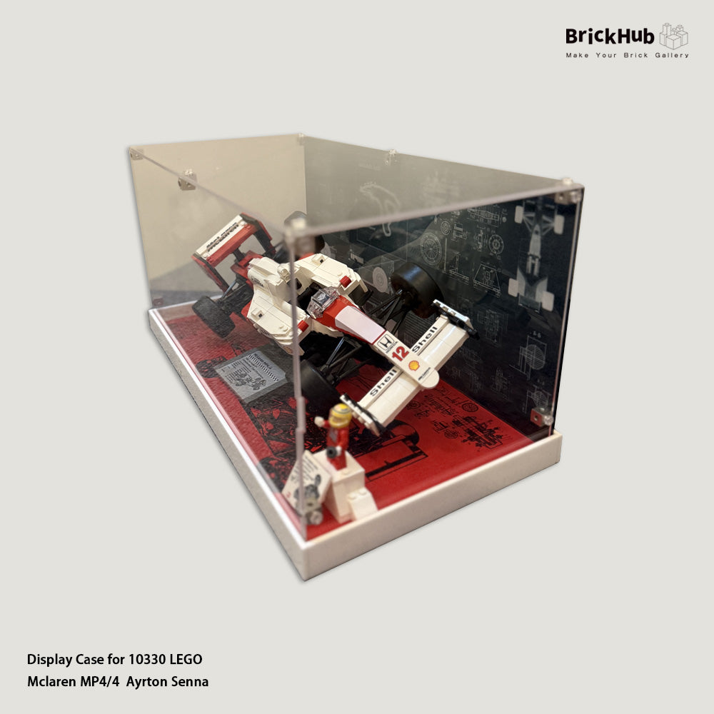 Display Case For 10330 LEGO® Icons McLaren MP4/4 Senna
