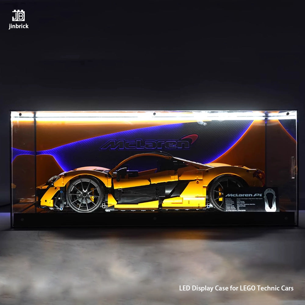 【Premium】LED Display Case for LEGO TECHNIC Cars