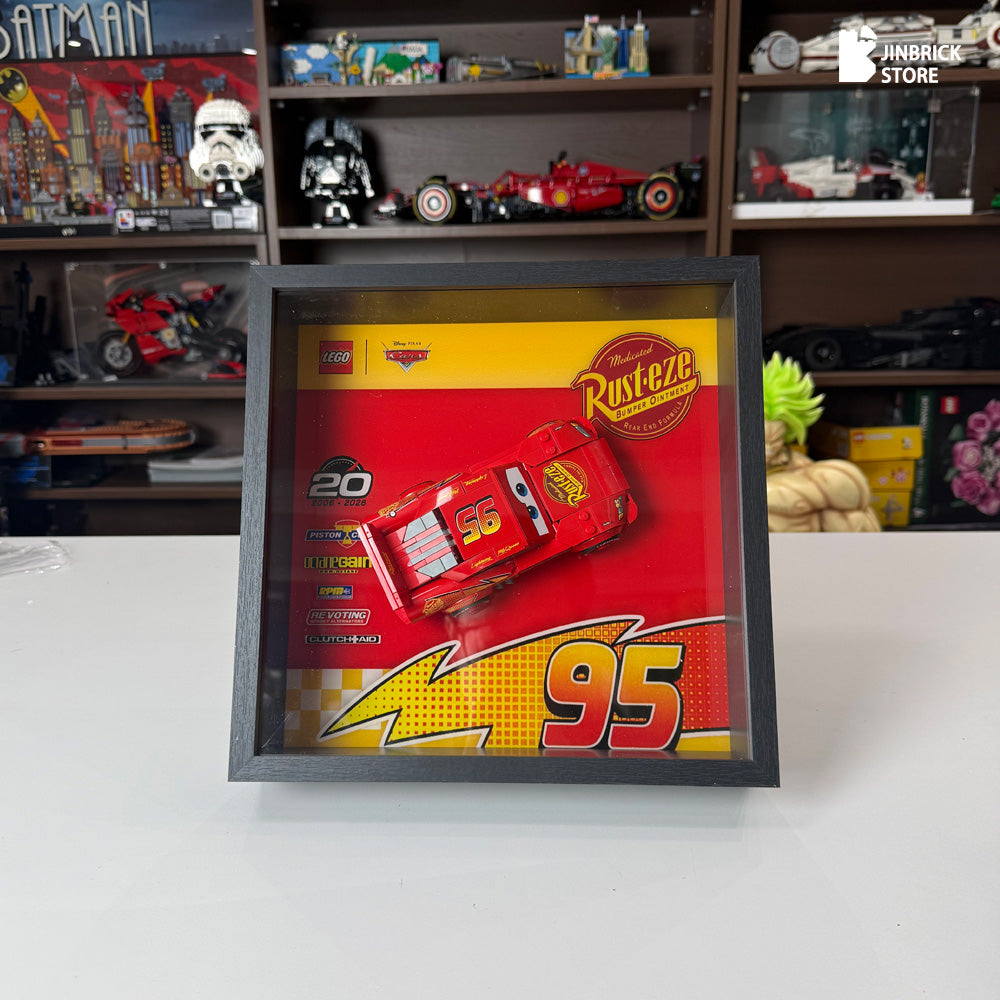 Display Case For Lego Speed Champions 77255 Lighting McQueen