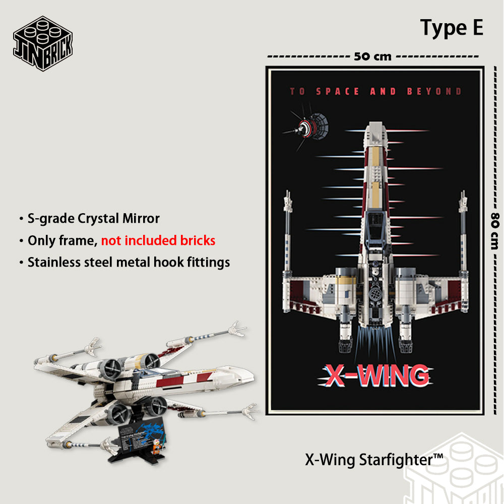 Display Frame For 75355 MATERIAL LEGO® Star Wars™ UCS X-Wing Starfighter™