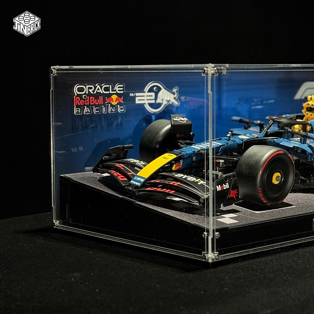 Acrylic Display Case for Lego TECHNIC 42206 Oracle Red Bull Racing RB20 F1 Car