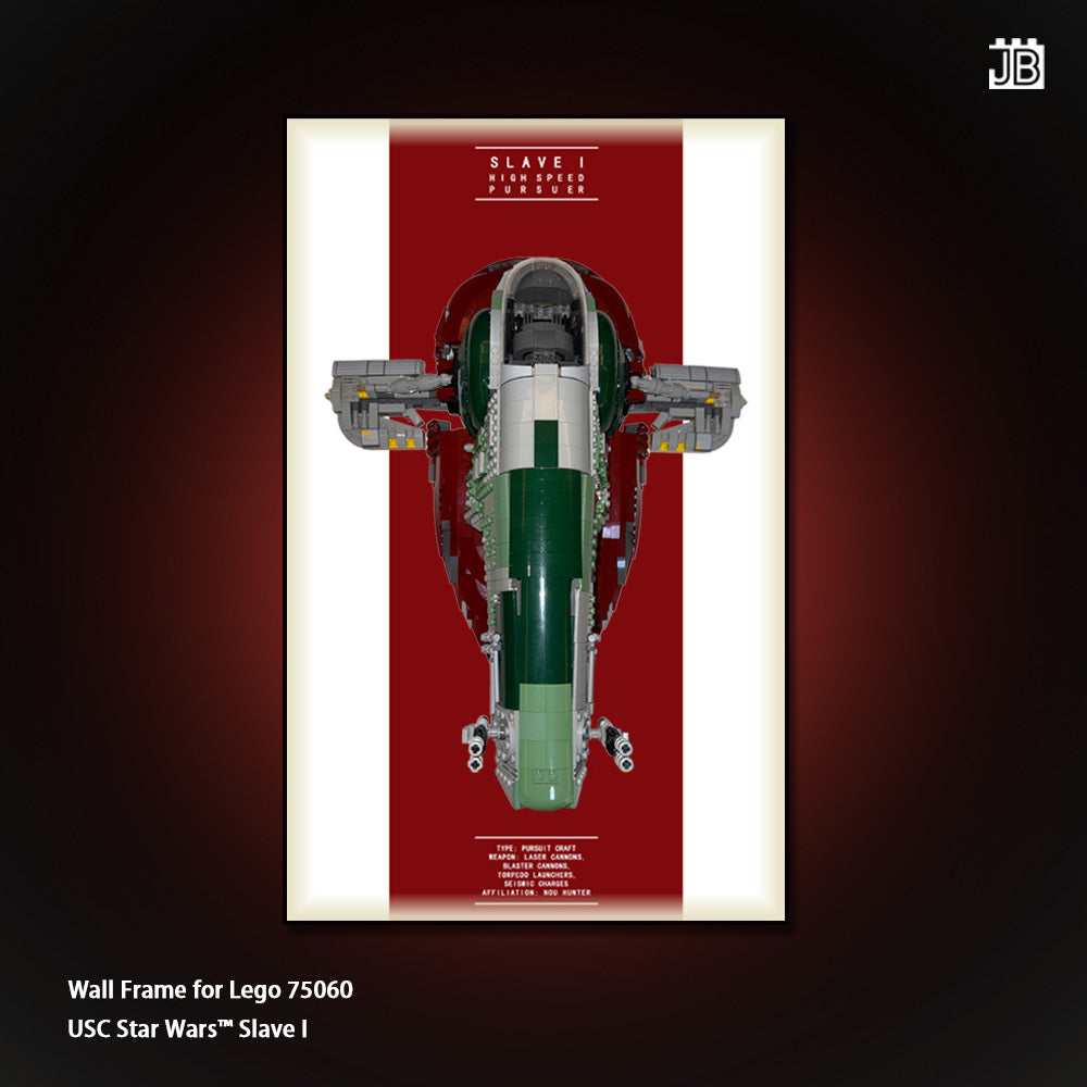 Wall frame for LEGO® Star Wars™ USC 75060 Slave I
