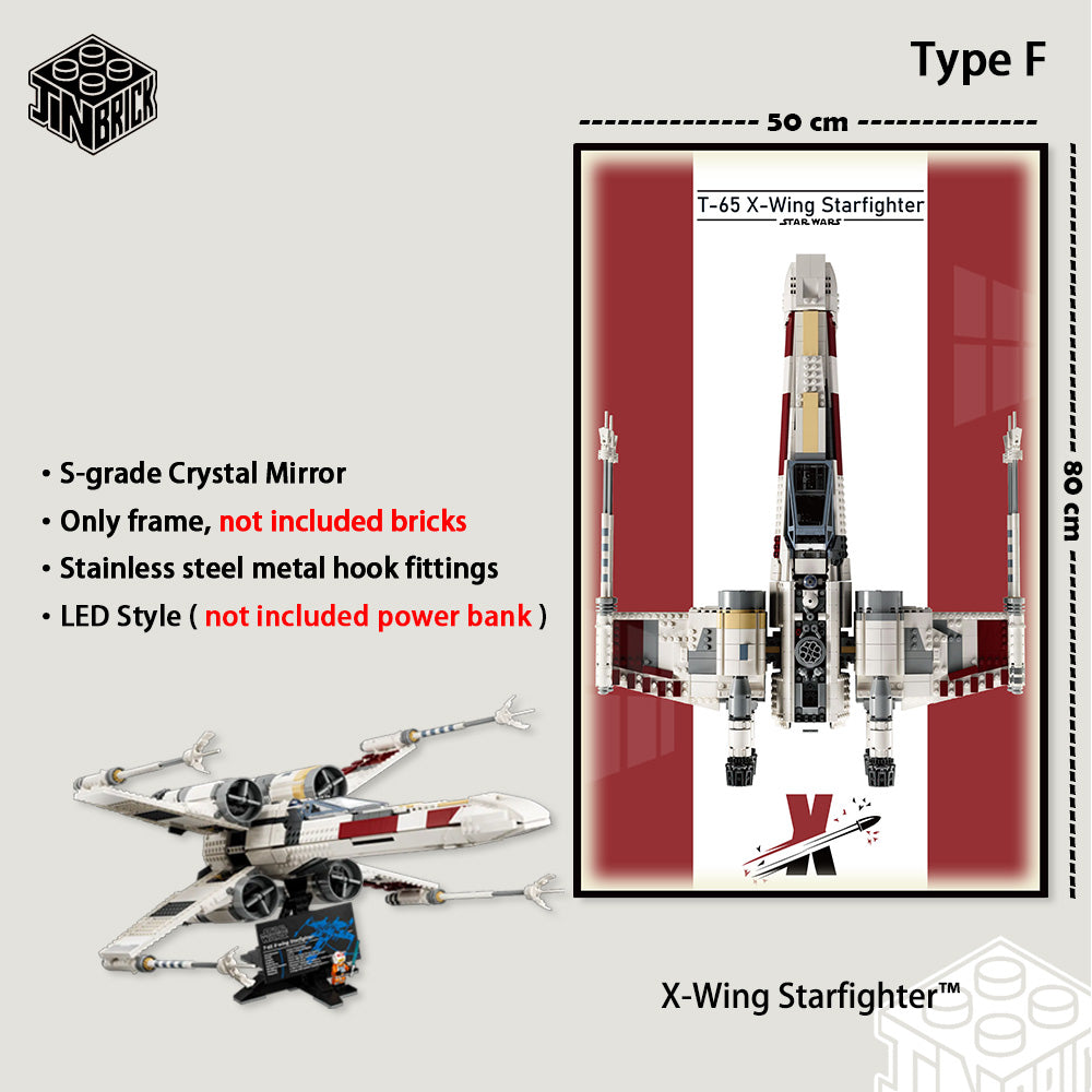 Display Frame For 75355 MATERIAL LEGO® Star Wars™ UCS X-Wing Starfighter™