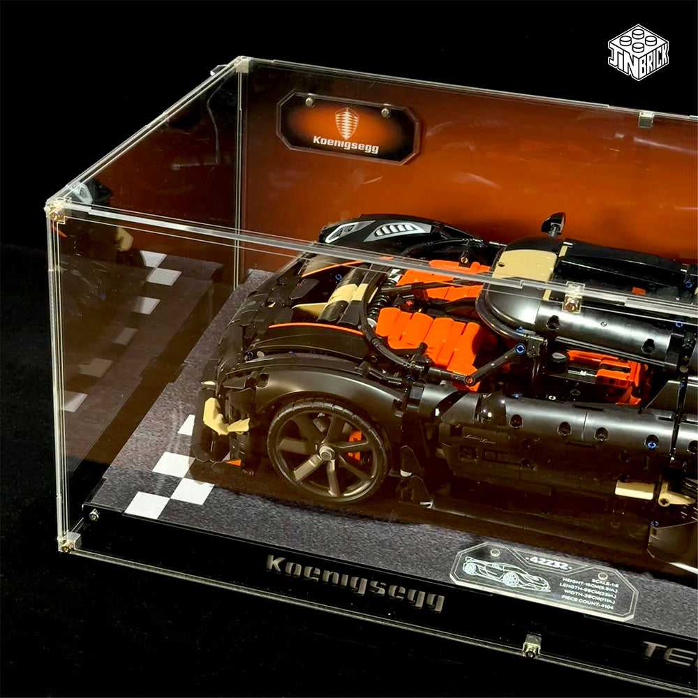 Acrylic Display Case for Lego Technic™ 42232  Koenigsegg Sadair's Spear Megacar