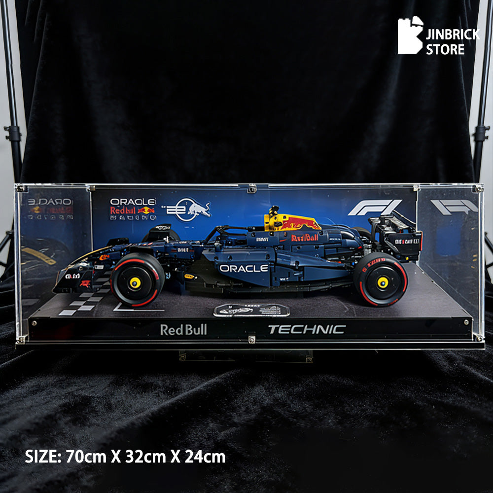 【Premium】Acrylic Display Case for Lego TECHNIC 42206 Oracle Red Bull Racing RB20 F1 Car