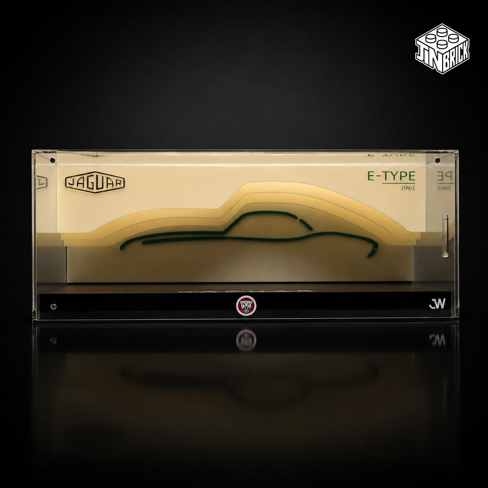 【Premium】Display Case for LEGO 11381 Jaguar E-Type
