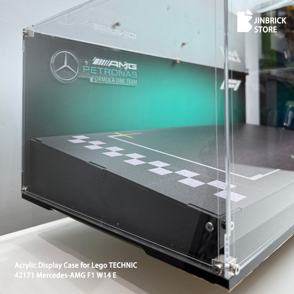 【Premium】Acrylic Display Case for Lego TECHNIC 42171 Mercedes-AMG F1 W14 E