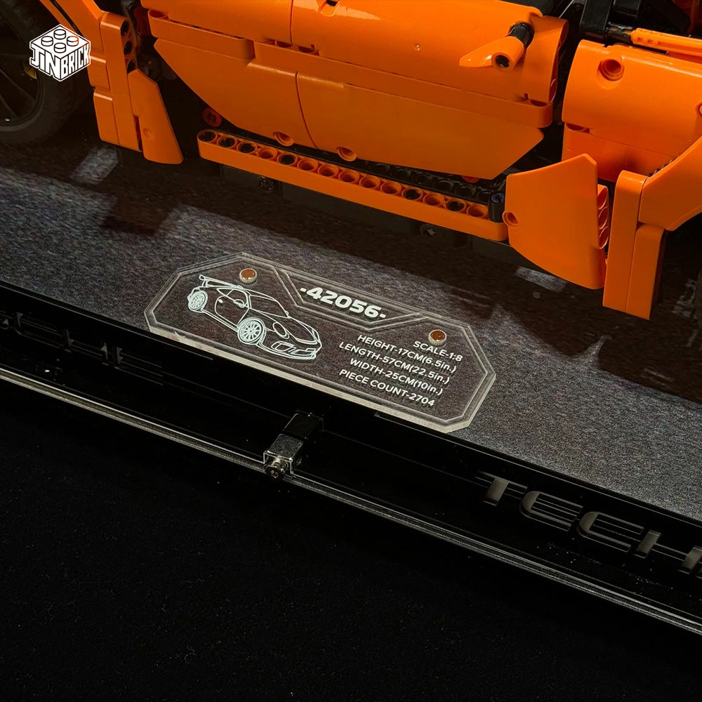 Acrylic Display Case for 42056 LEGO TECHNIC™ Porsche 911 GT3 RS