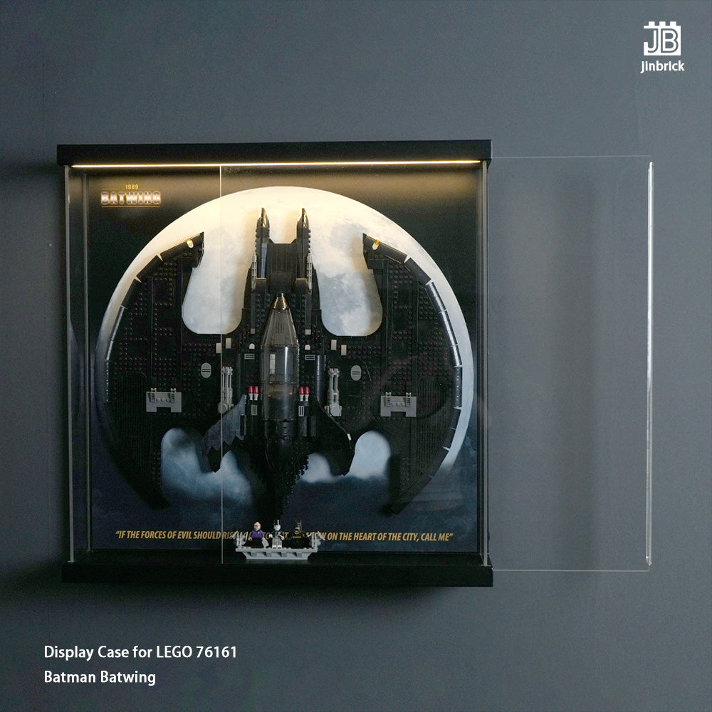 【Premium】Lighting Display Case for LEGO 76161 Batman Batwing