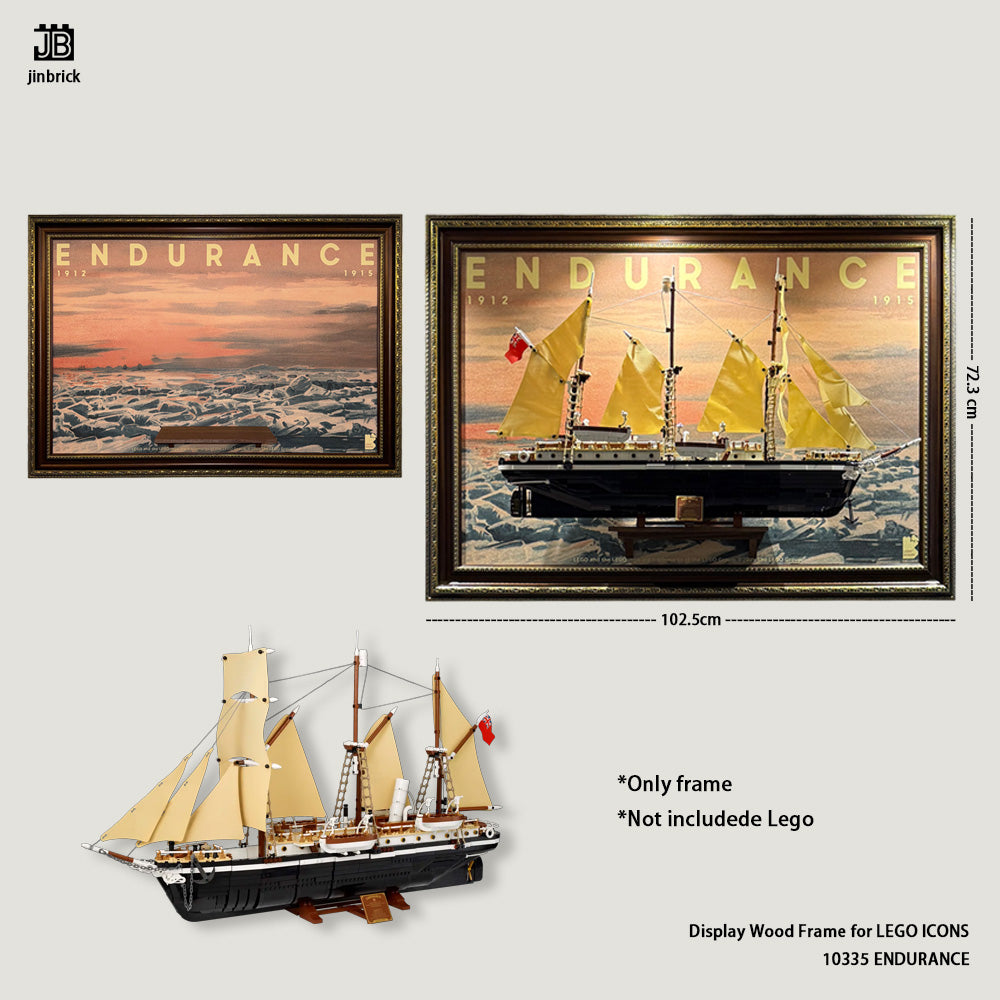 PREMIUM WOOD FRAME FOR 10335 LEGO ICONS ENDURANCE