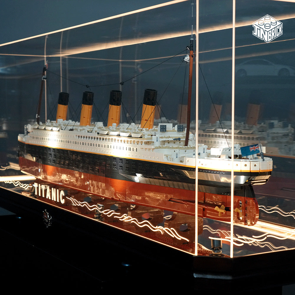 【Premium】LED Display Case for LEGO® 10294 Titanic