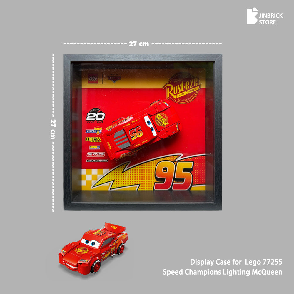 Display Case For Lego Speed Champions 77255 Lighting McQueen