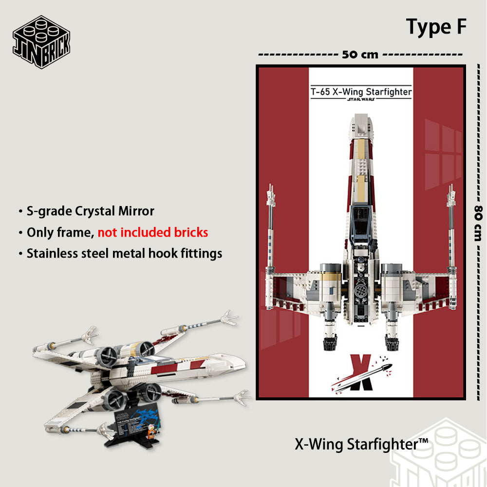 Display Frame For 75355 MATERIAL LEGO® Star Wars™ UCS X-Wing Starfighter™