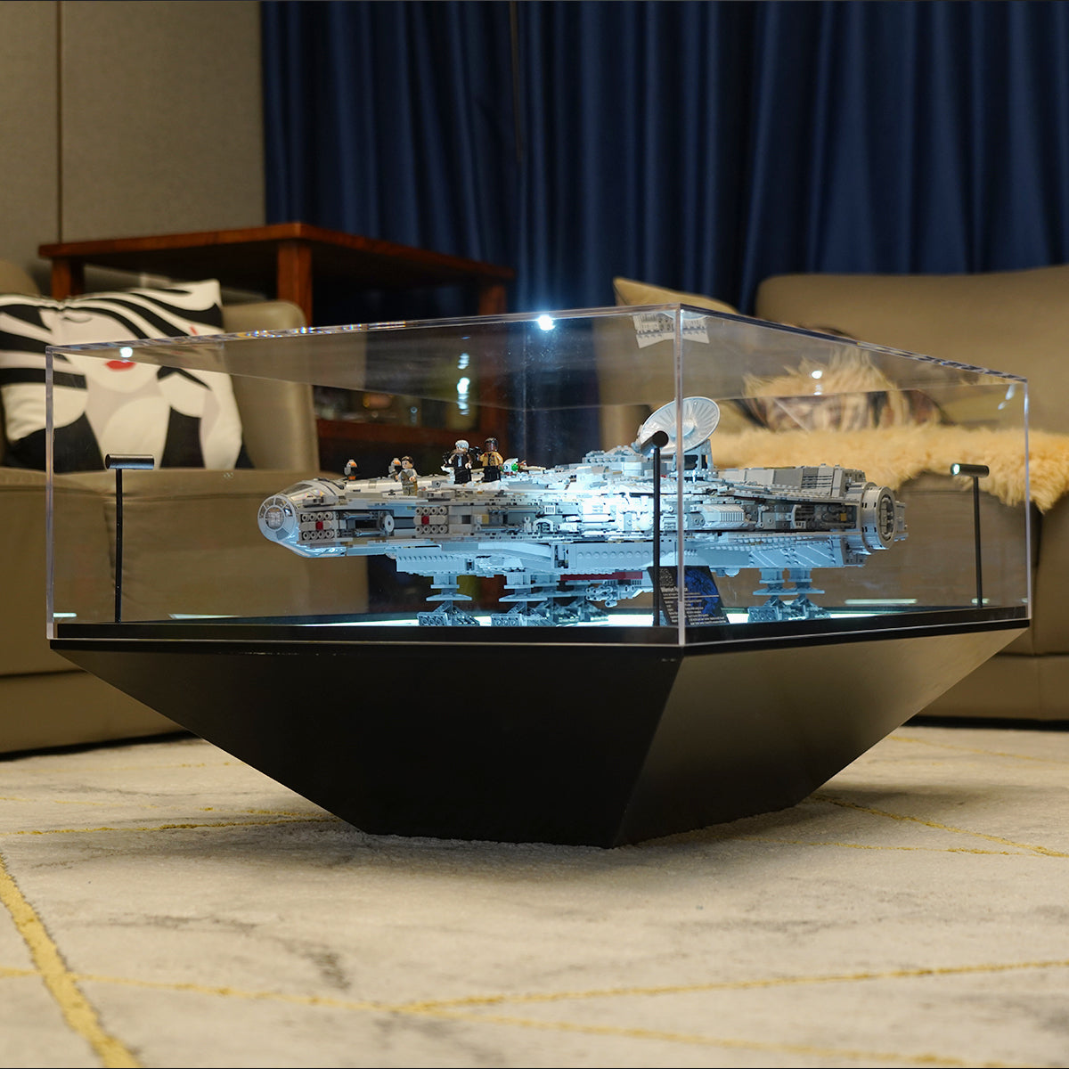 【Premium】LED Display Case For LEGO 75192 StarWars Millennium Falcon