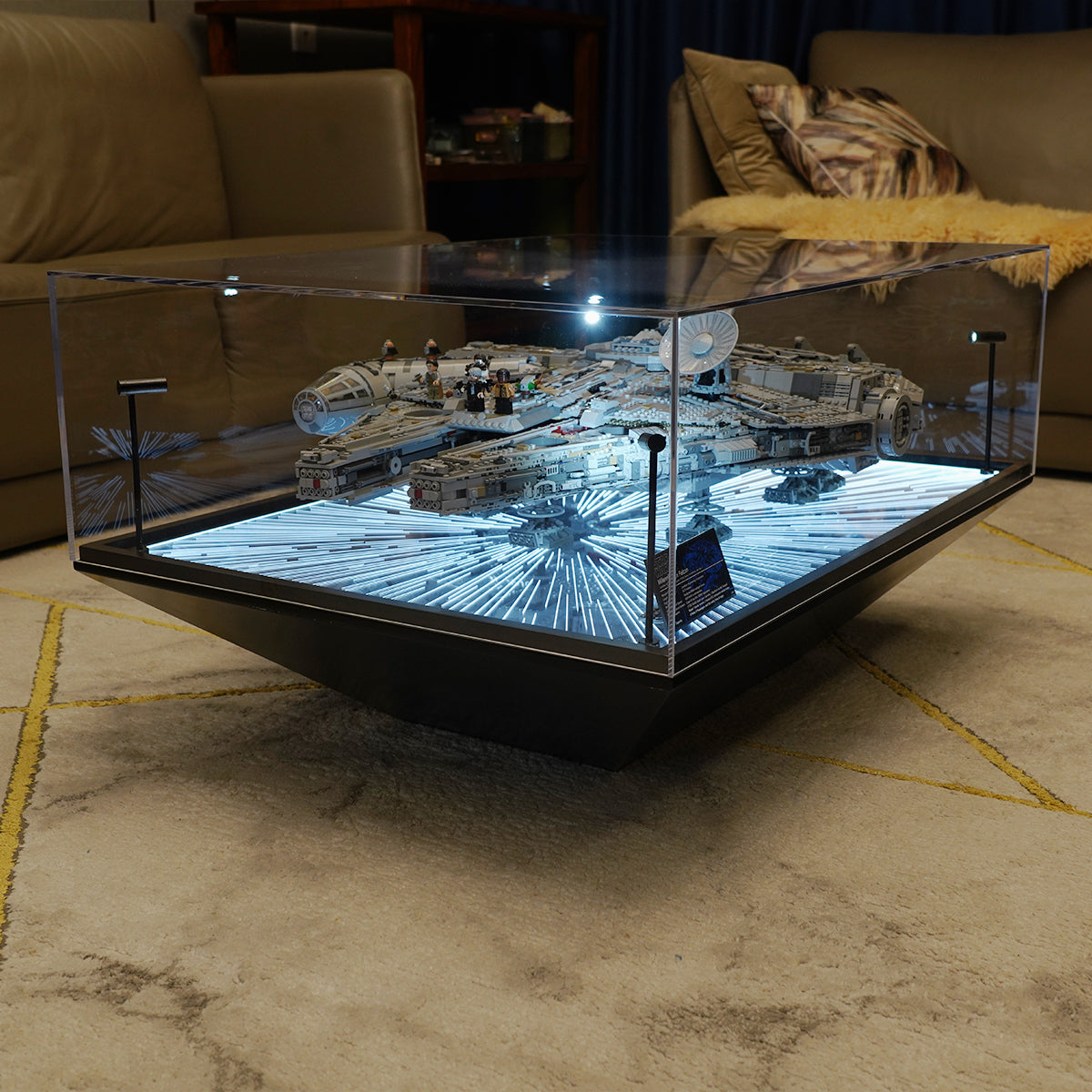 【Premium】LED Display Case For LEGO 75192 StarWars Millennium Falcon