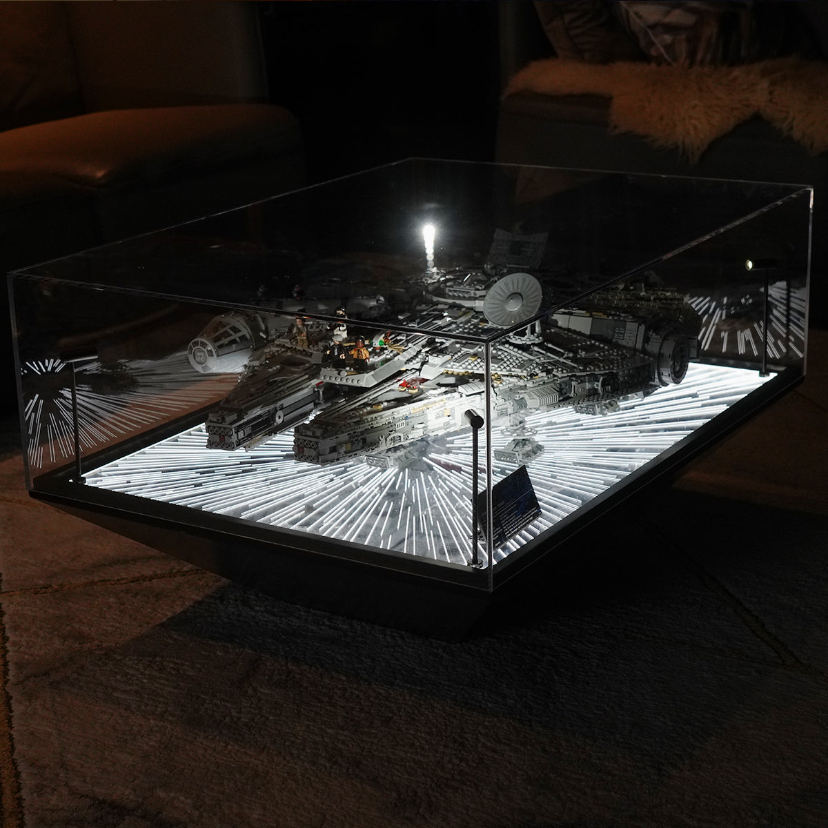 【Premium】LED Display Case For LEGO 75192 StarWars Millennium Falcon