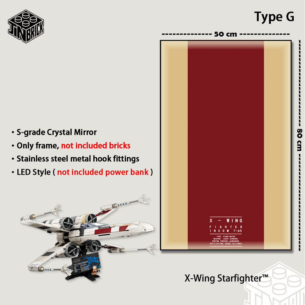 Display Frame For 75355 MATERIAL LEGO® Star Wars™ UCS X-Wing Starfighter™