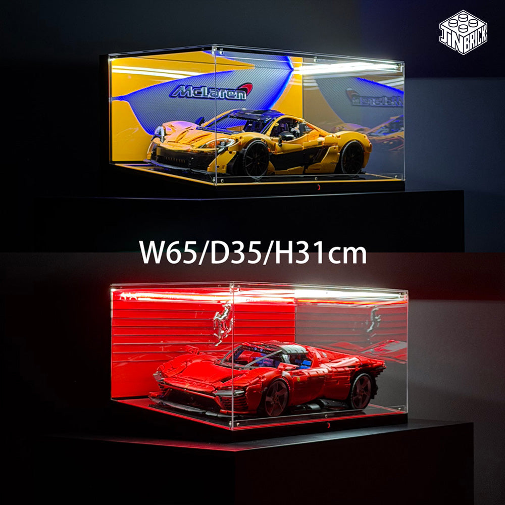 【Premium】LED Display Case for LEGO TECHNIC Cars