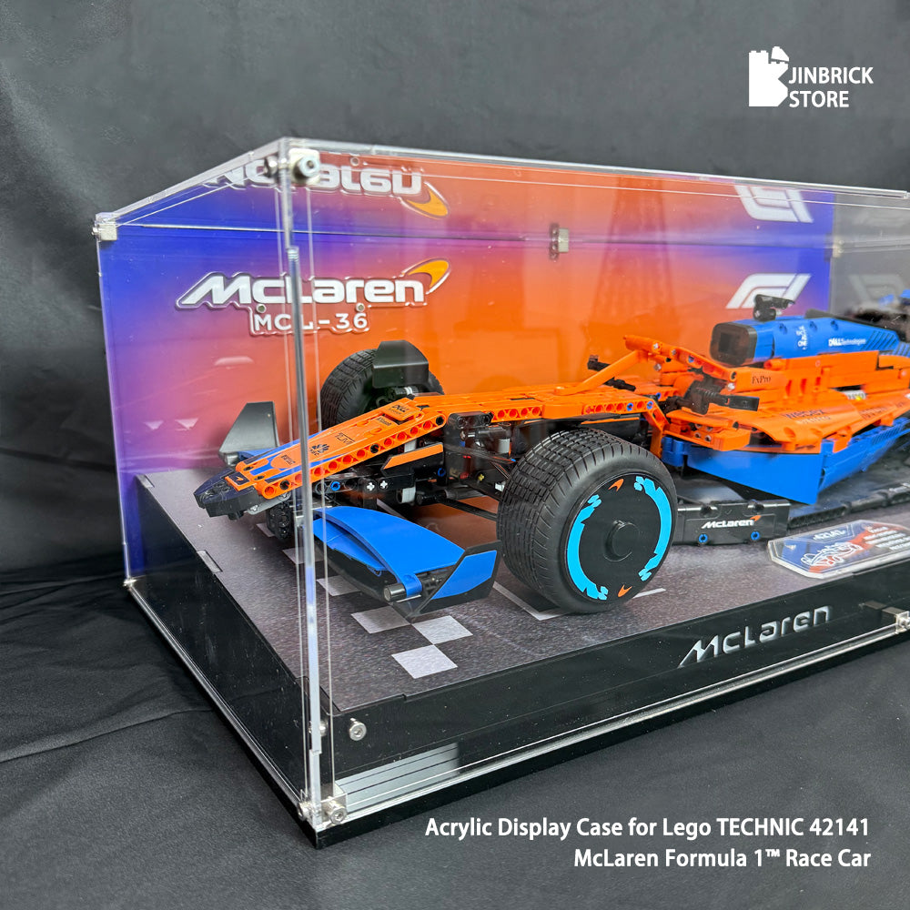 【Premium】Acrylic Display Case for Lego TECHNIC 42141 McLaren Formula 1™ Race Car