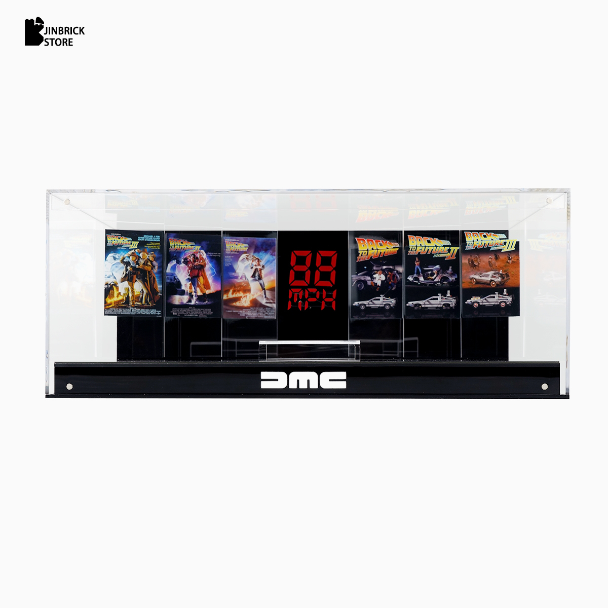 【Premium】Display Case for LEGO 10300 Back to the Future Time Machine