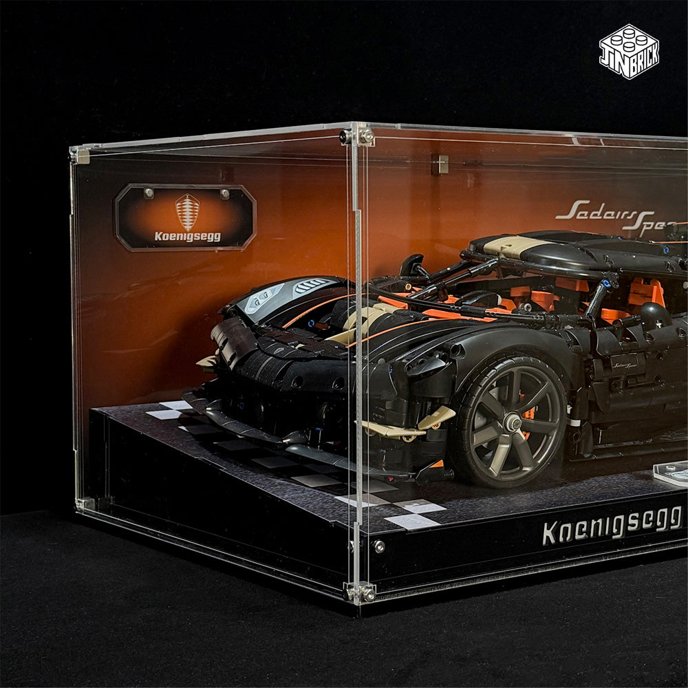Acrylic Display Case for Lego Technic™ 42232  Koenigsegg Sadair's Spear Megacar