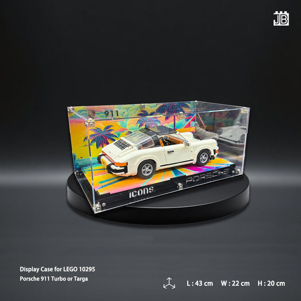 Display Case for LEGO ICONS 10295 Turbo or Targa Porsche 911