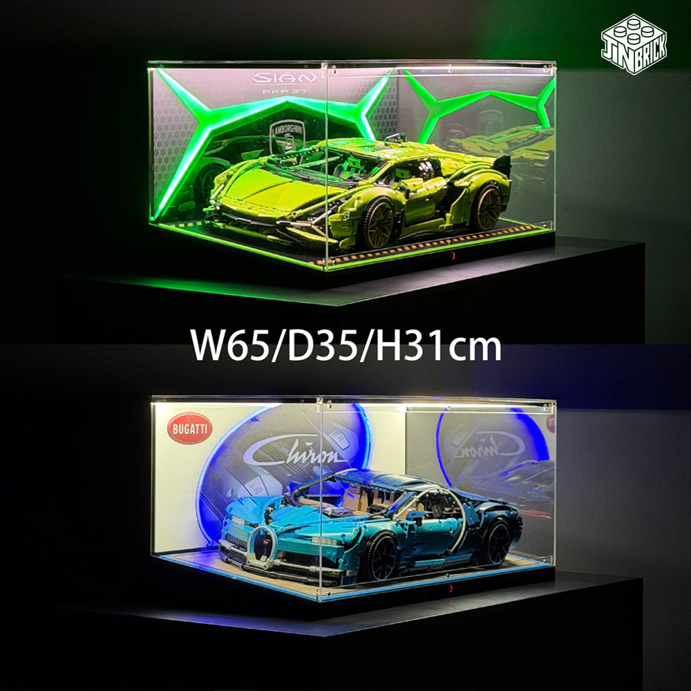 【Premium】LED Display Case for LEGO TECHNIC Cars