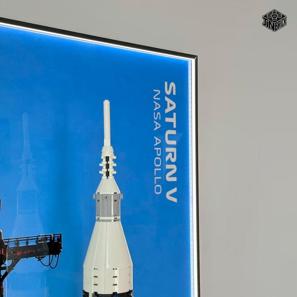 Display Frame for LEGO® Ideas 92176 NASA Apollo Saturn V