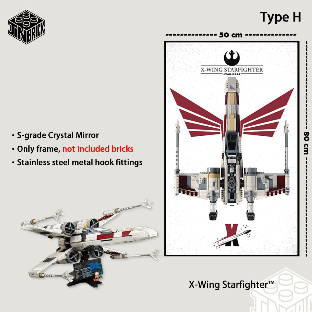 Display Frame For 75355 MATERIAL LEGO® Star Wars™ UCS X-Wing Starfighter™