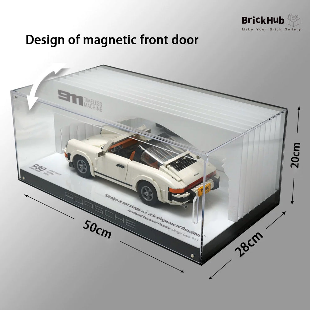Premium】LEGO® 10295 Porsche 911 Tubro Acrylic Display Case