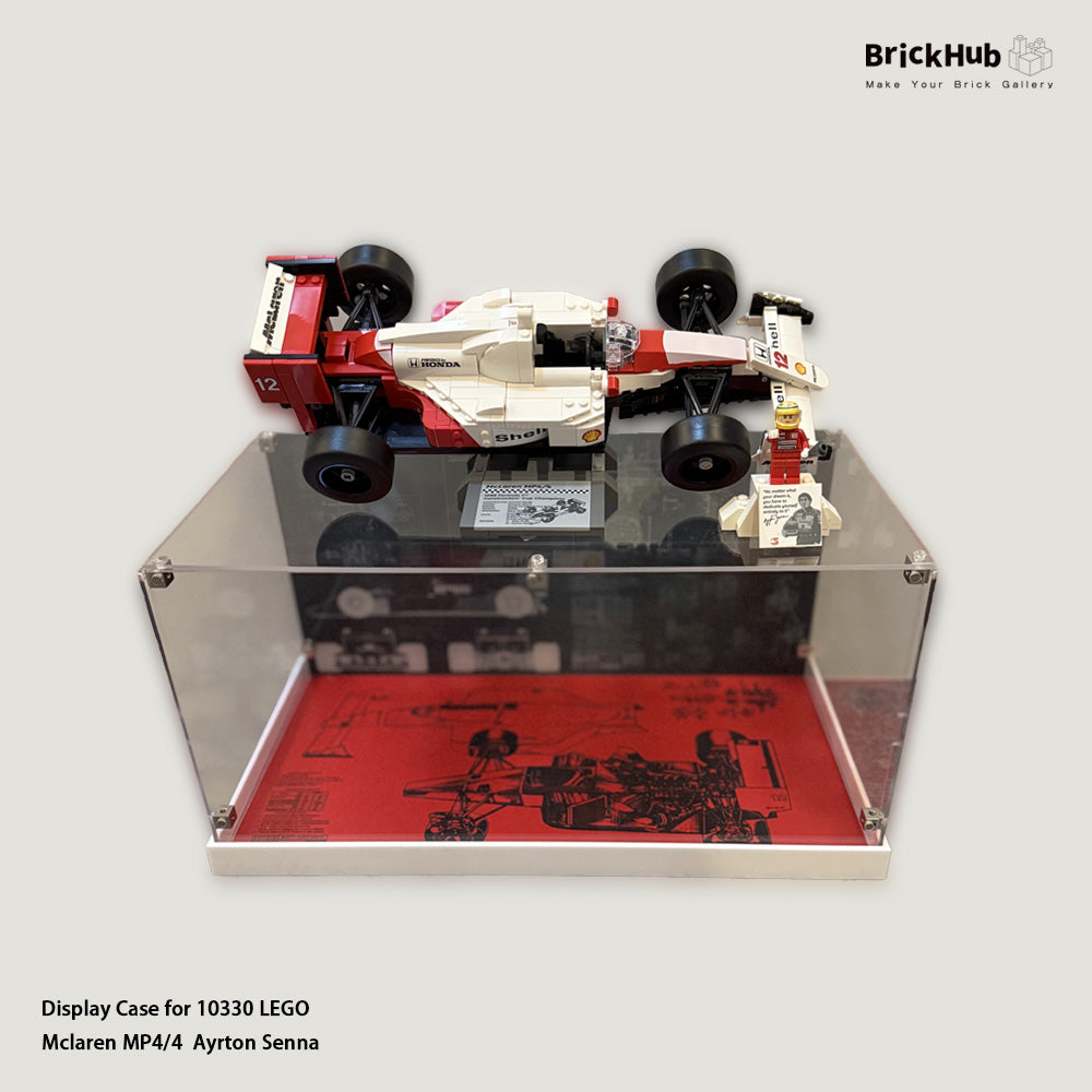 Display Case For 10330 LEGO® Icons McLaren MP4/4 Senna