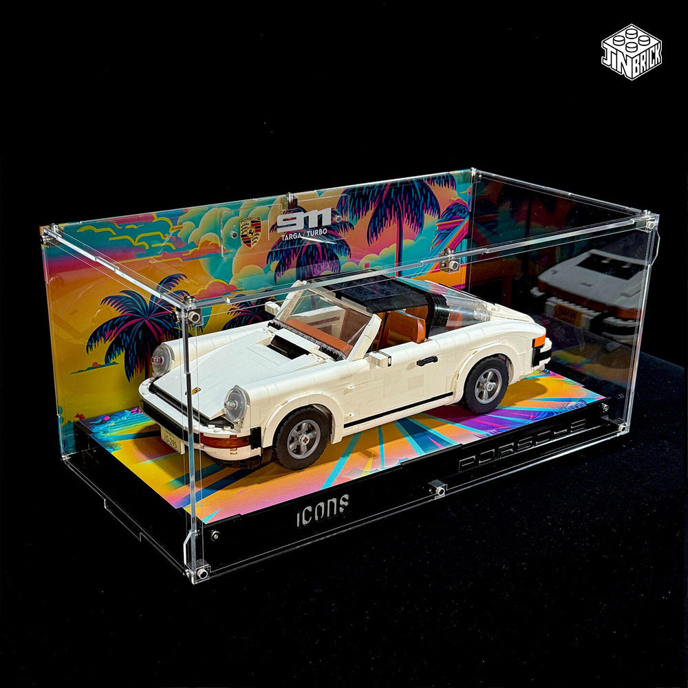 Display Case for LEGO ICONS 10295 Turbo or Targa Porsche 911