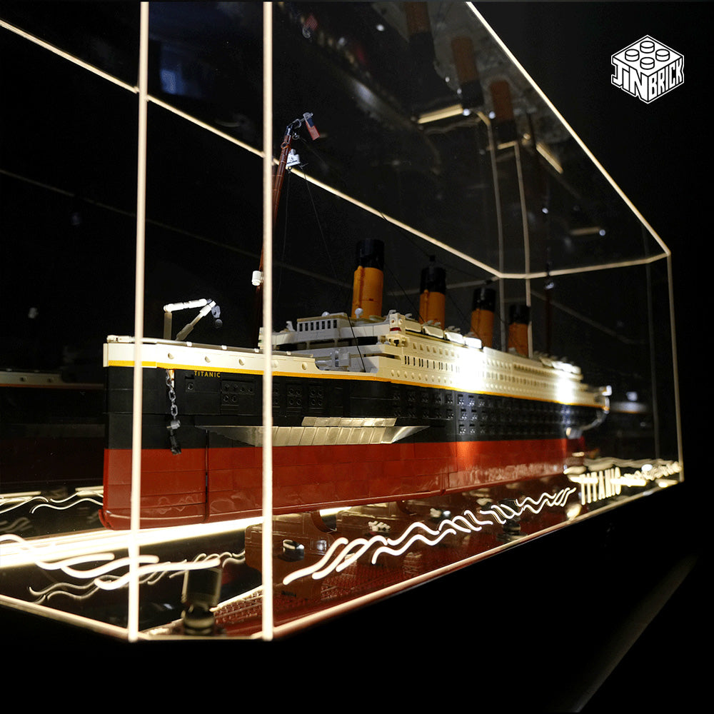 【Premium】LED Display Case for LEGO® 10294 Titanic