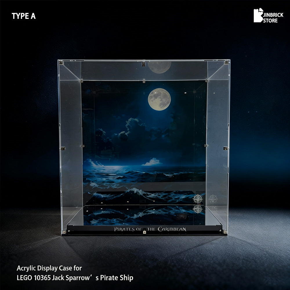 【Premium】Arcylic Display Case for 10365 LEGO Jack Sparrow’s Pirate Ship Black Pearl