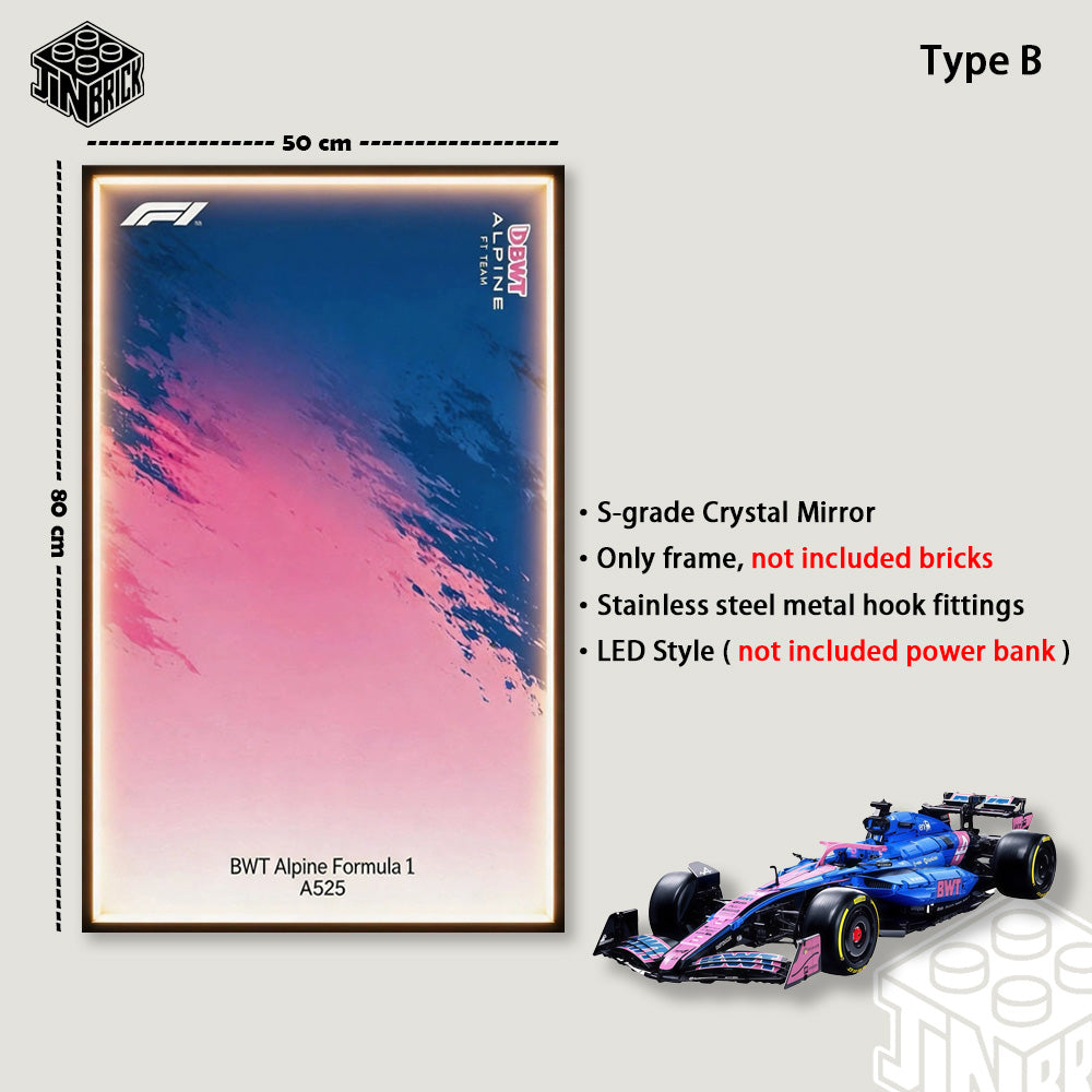 Wall Frame For CADA C64012 BWT Alpine Formula one Team A525