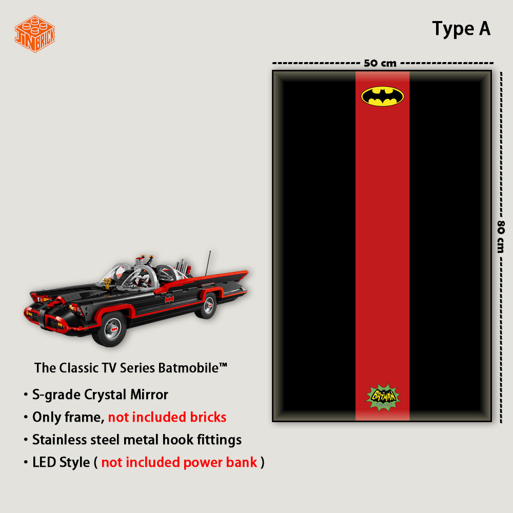 Wall Display frame For LEGO Batman™ 76328 The Classic TV Series Batmobile™