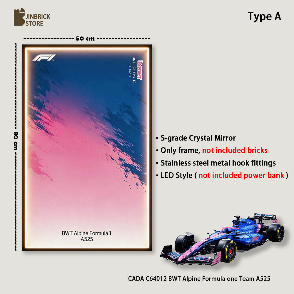 Wall Frame For CADA C64012 BWT Alpine Formula one Team A525