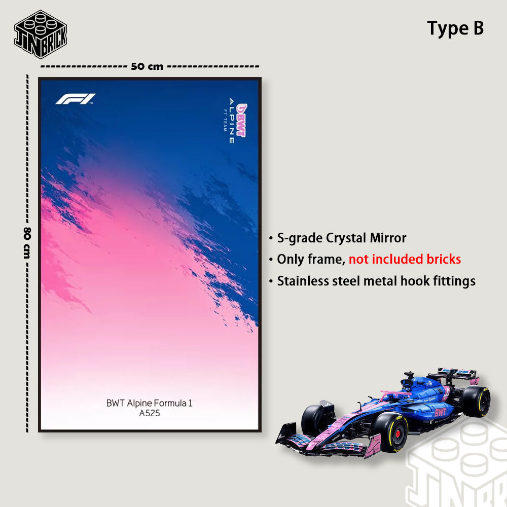 Wall Frame For CADA C64012 BWT Alpine Formula one Team A525