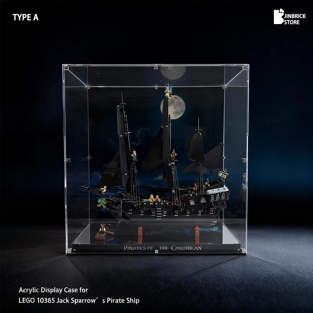 【Premium】Arcylic Display Case for 10365 LEGO Jack Sparrow’s Pirate Ship Black Pearl