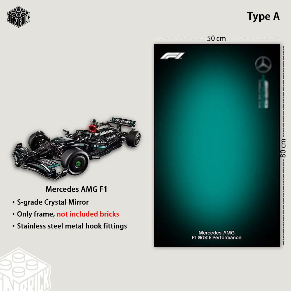 Display Frame for LEGO® Technic 42171 Mercedes-AMG F1 W14 E