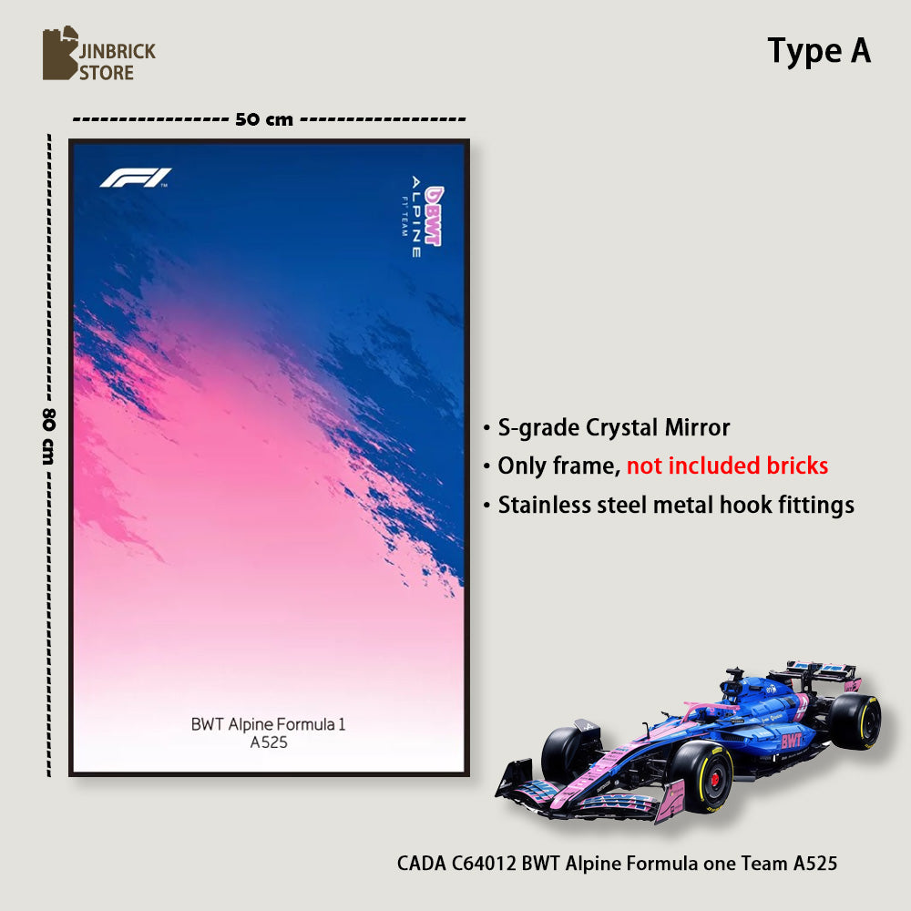 Wall Frame For CADA C64012 BWT Alpine Formula one Team A525