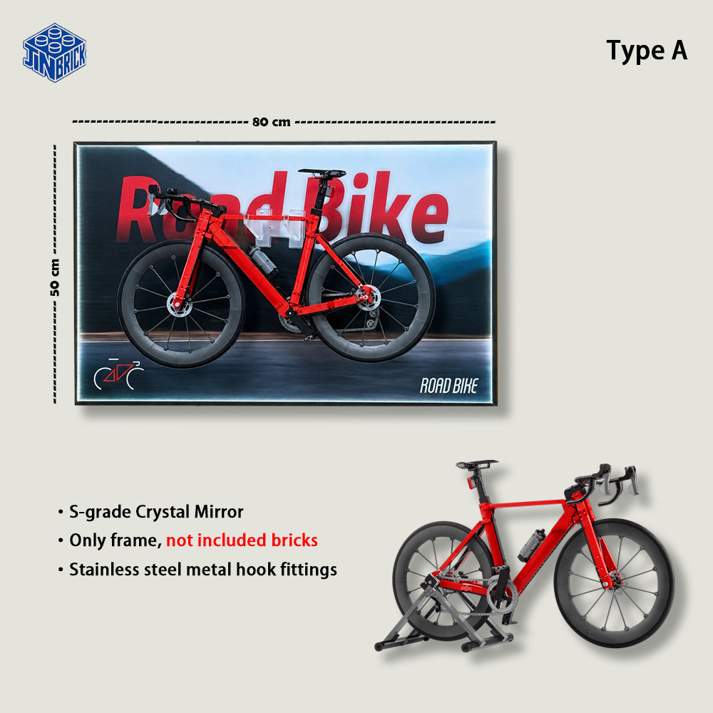 Wall Display Frame For LEGO  Icons 11380 Road Bike